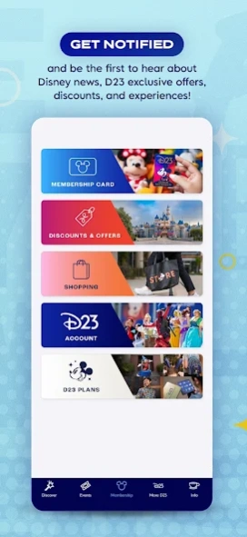 Disney D23 5.7.0 Screenshot
