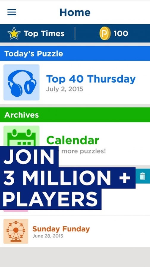 Daily Celebrity Crossword 5.0 Screenshot