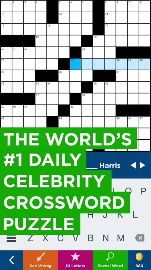 Daily Celebrity Crossword 5.0 Screenshot