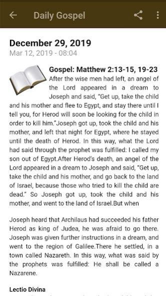Daily Gospel 15 Screenshot
