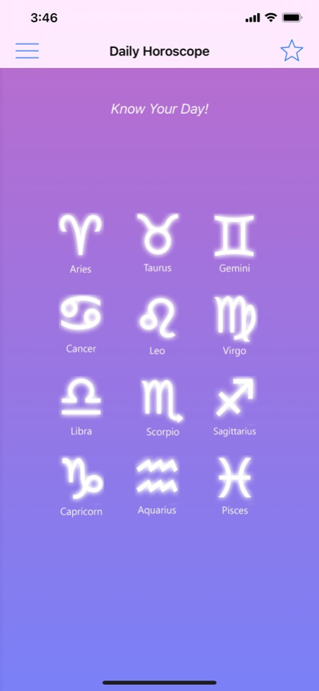 Daily Horoscope App 1.1 Screenshot