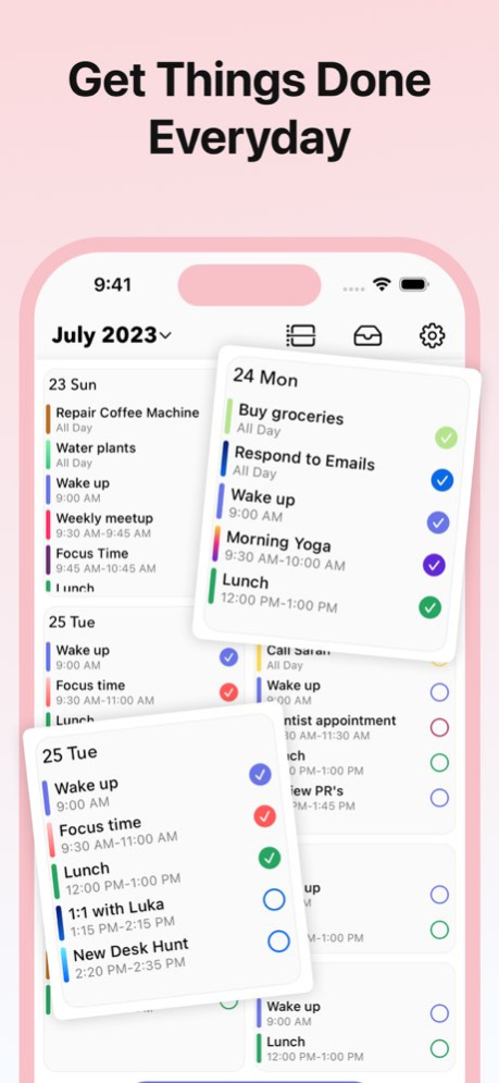 Daily Schedule Planner - MyDay 1.7.5 Screenshot