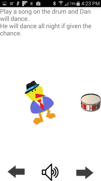 Dan Duckling Kids Read & Tap 1.0 Screenshot