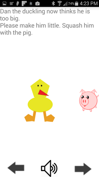 Dan Duckling Kids Read & Tap 1.0 Screenshot