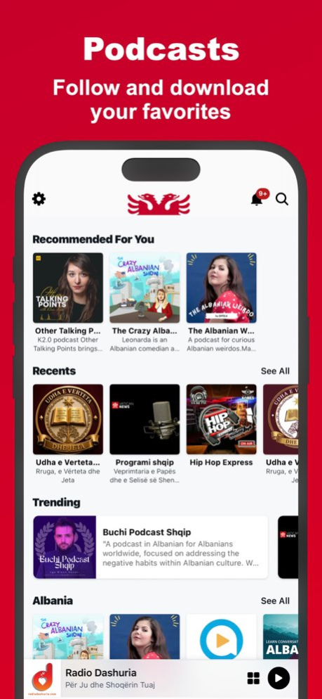 Radio Shqip - Dardania 10.0.21 Screenshot