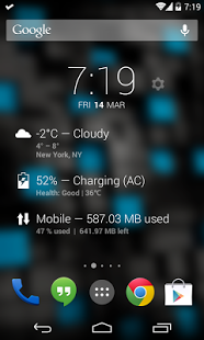 DashClock Data Usage Extension 2.3 Screenshot