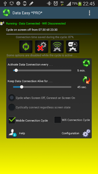 Data Switch Save Battery Easy 3.5 Screenshot