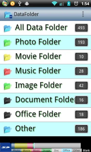 DataFolder ~simple~ 1.6.5 Screenshot
