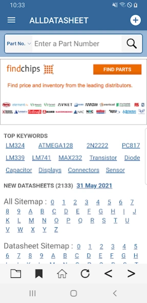 ALLDATASHEET - Datasheet PDF 1.8.23 Screenshot