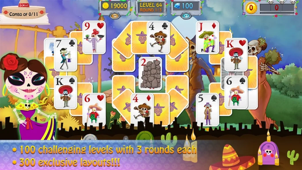 Halloween Solitaire: Muertos 1.0.26 Screenshot