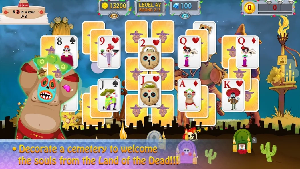 Halloween Solitaire: Muertos 1.0.26 Screenshot