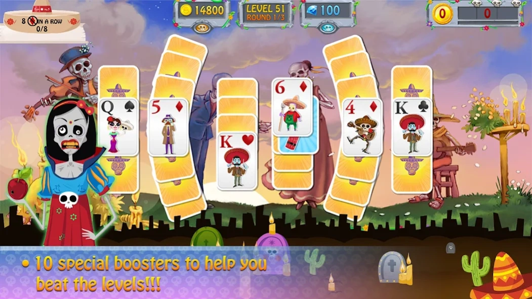 Halloween Solitaire: Muertos 1.0.26 Screenshot