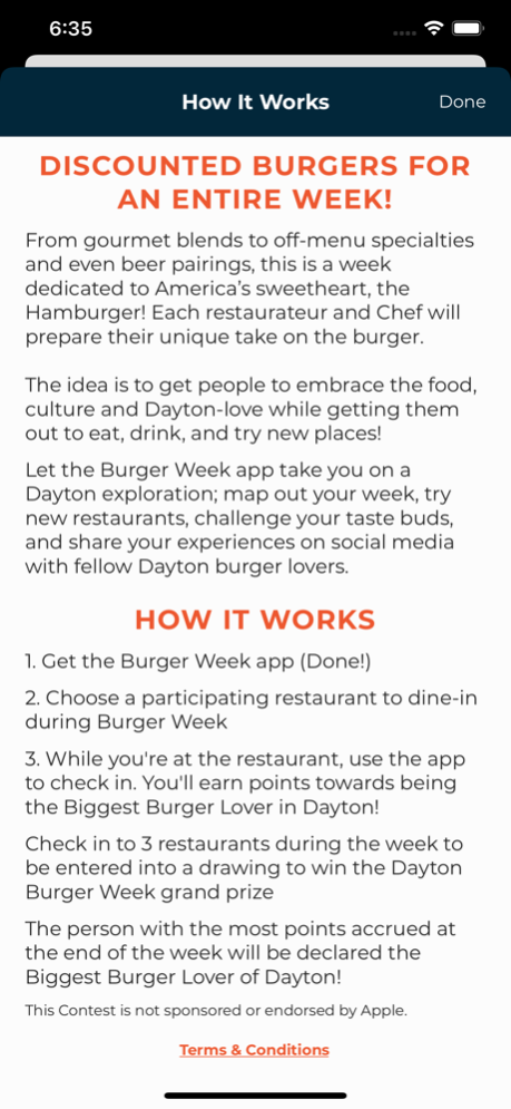 Dayton Burger Week 1.3.1 Screenshot