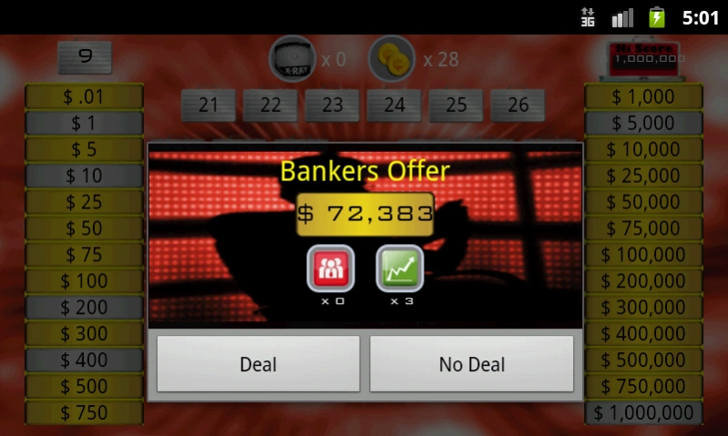 Deal To Be A Millionare 2.6 Screenshot
