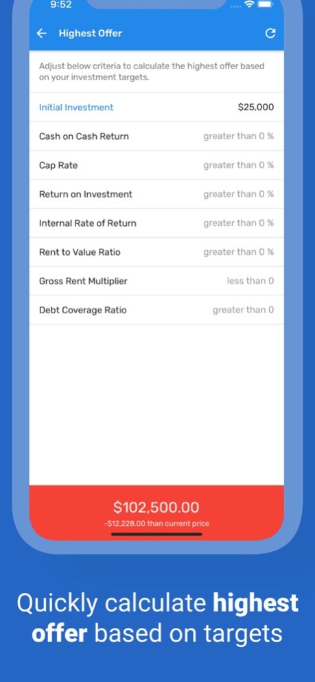 DealCrunch: Analyze Property 1.4.9 Screenshot