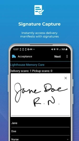 DeliveryTrack(R) 6.4.5 Screenshot