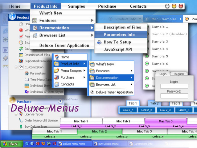 Deluxe Menus 4.1.3 Screenshot
