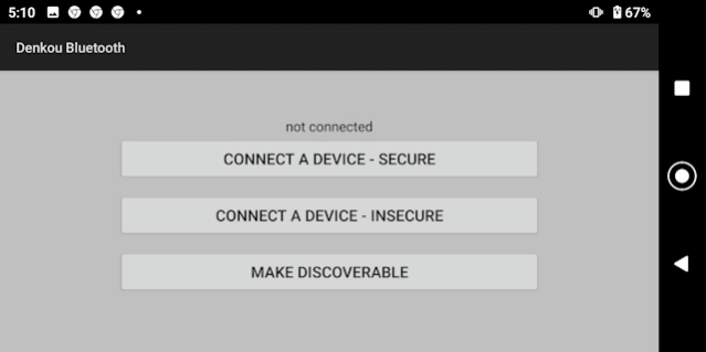 Denkou Bluetooth 1.10 Screenshot