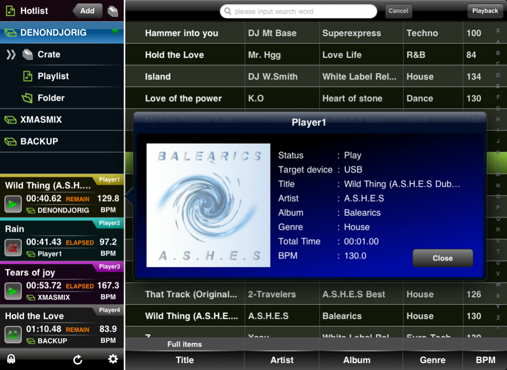 DENON DJ engine 1.0.1 Screenshot