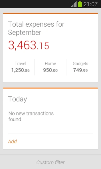 Depoza - Expense Tracker 1.60 Screenshot