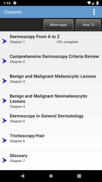 Dermoscopy Criteria Review 1.4 Screenshot