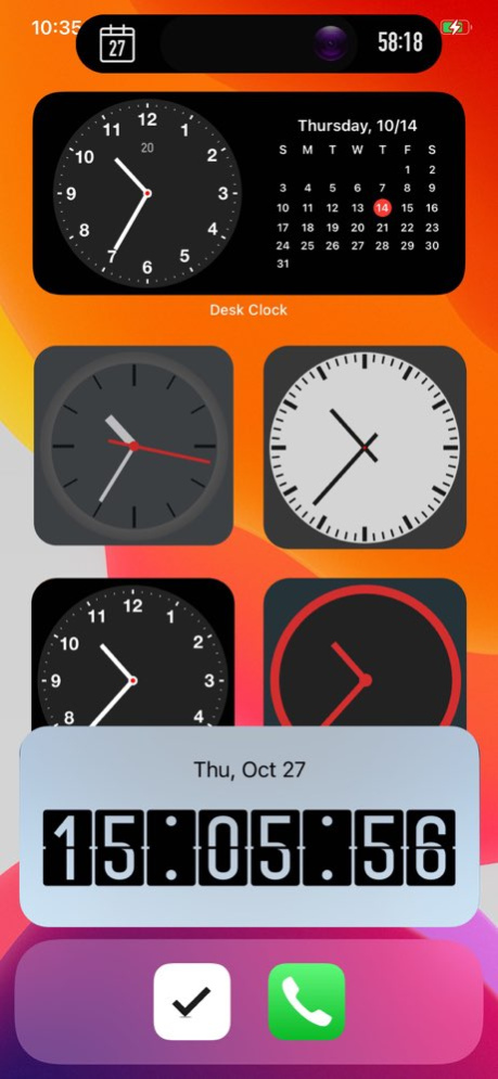 Desk Clock - Analog Clock Face 4.17 Screenshot