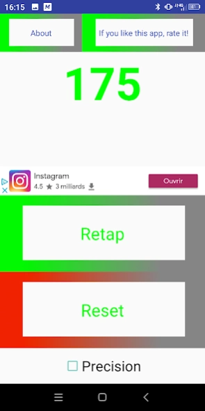 Tap Tempo BPM Counter DJ Tempo  Screenshot