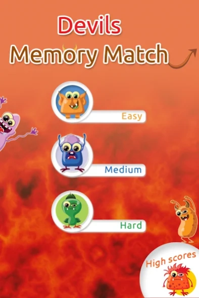 Devils Memory Match  Screenshot