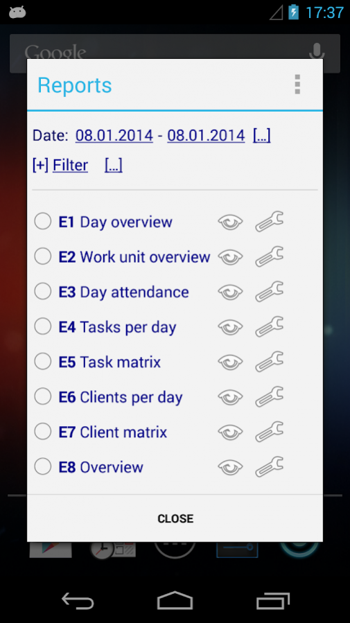 DG Report Reminder  Screenshot