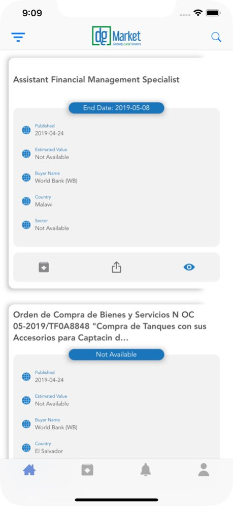 dgMarket 2.1.4 Screenshot