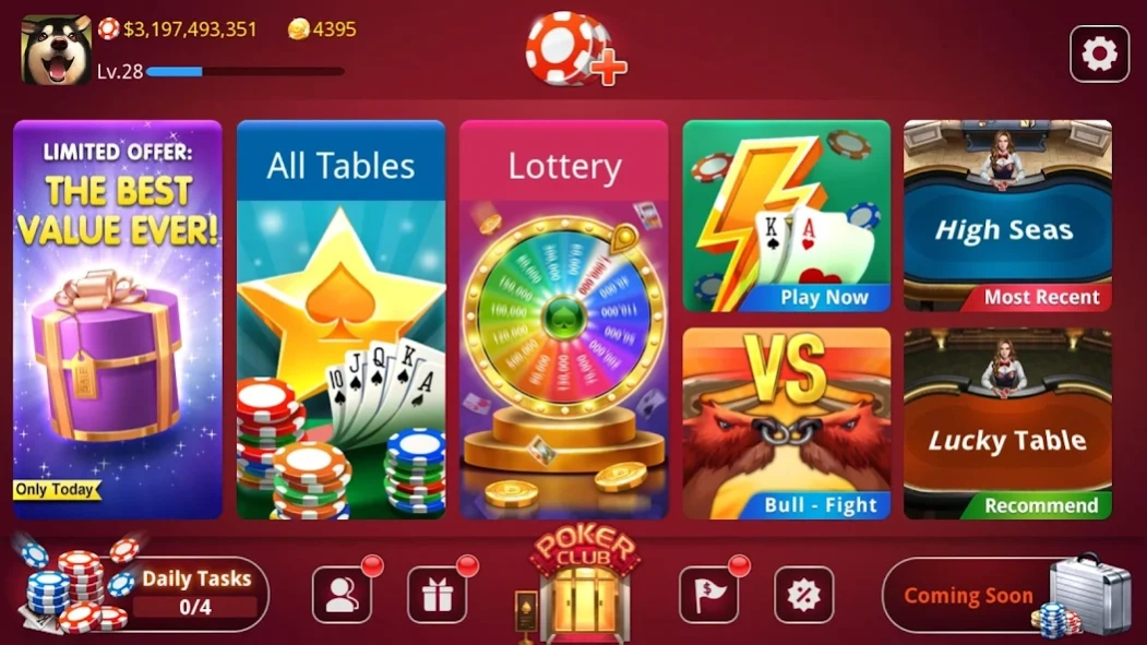DH Texas Hold'em Poker 1.2.2 Screenshot