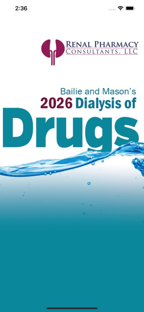 Dialysis of Drugs Guide 1.90 Screenshot