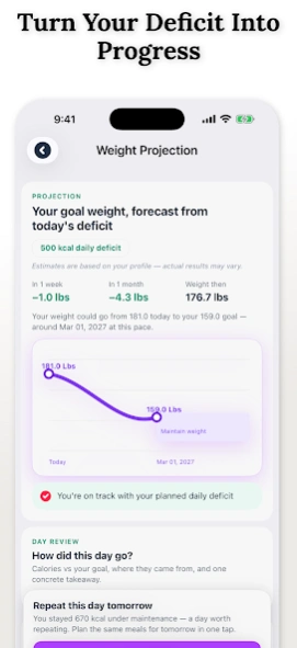 Calorie Deficit Calculator 7.6.7 Screenshot