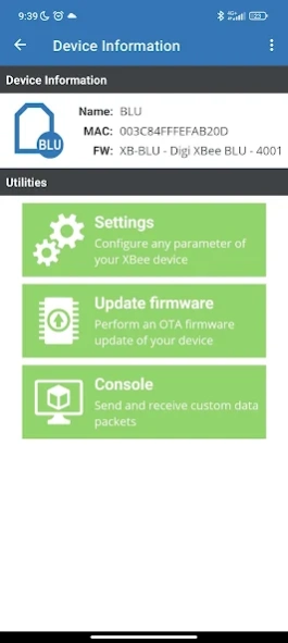 Digi XBee Mobile 1.6.0 Screenshot
