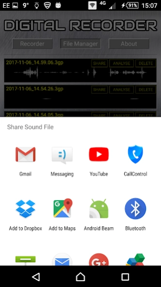 Digital Audio Recorder 2.0.1 Screenshot