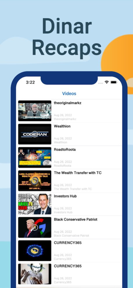 Dinar Chronicles - RV Recaps 1.1 Screenshot
