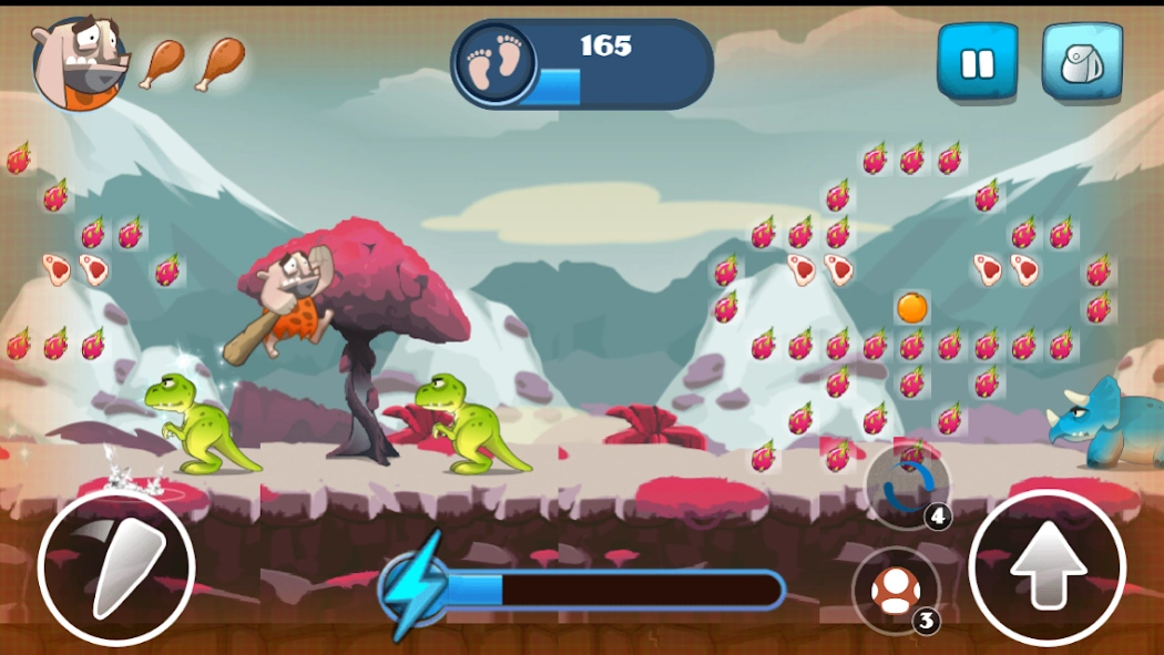 Caveman Dash - Dino Hunter 1.3.0 Screenshot