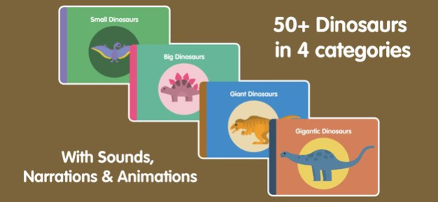 Dinosaur for kids  Screenshot