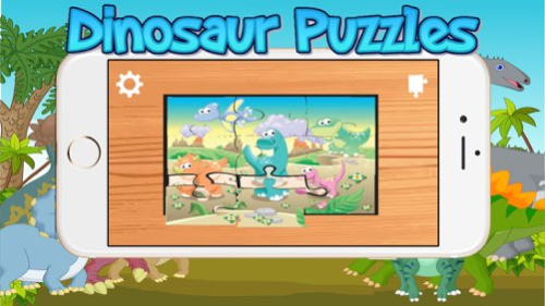Dinosaur Jigsaw Puzzle Kids 7 to 2 years Old Games 1.2 Screenshot
