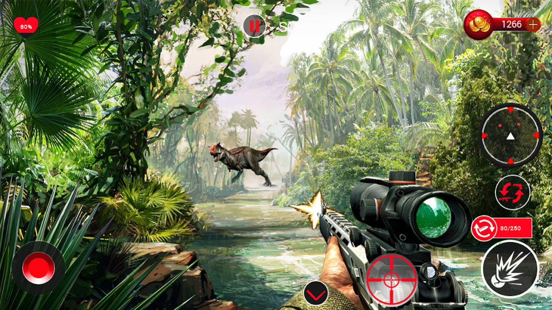 Dinosaurs Hunter Challenge jungle Safari Adventure 1.0 Screenshot