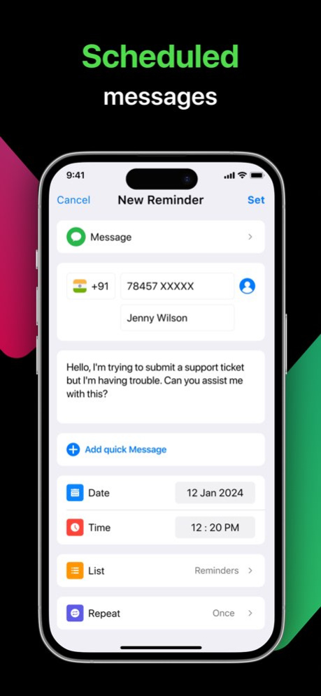 Direct Message : Click to Chat 6.8 Screenshot