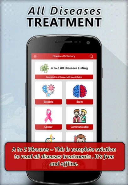 Diseases Treatment Dictionary  Screenshot