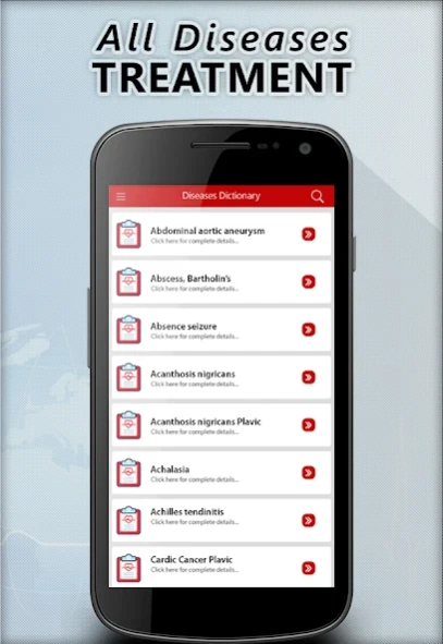 Diseases Treatment Dictionary  Screenshot