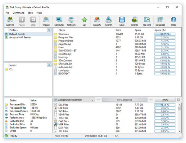 DiskSavvy 18.1.24 Screenshot