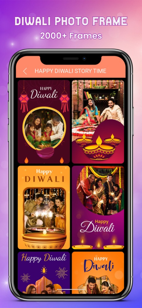 Diwali Photo Frame, Editor  Screenshot