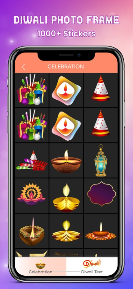 Diwali Photo Frame, Editor  Screenshot
