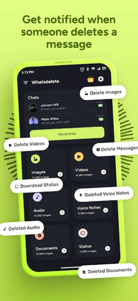 WAMD: Recover Deleted Messages 1.1.7 Screenshot