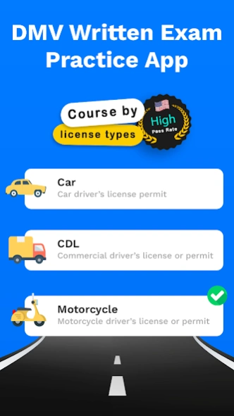 DMV Written Exam Practice App 3.0 Screenshot