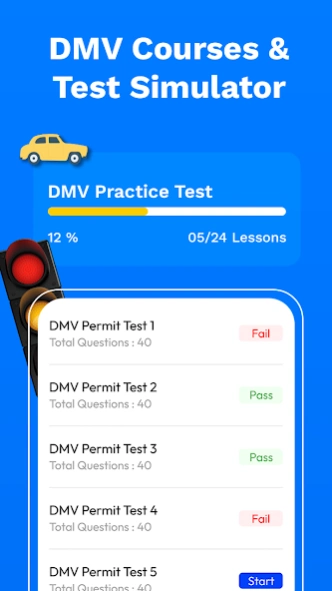 DMV Written Exam Practice App 3.0 Screenshot