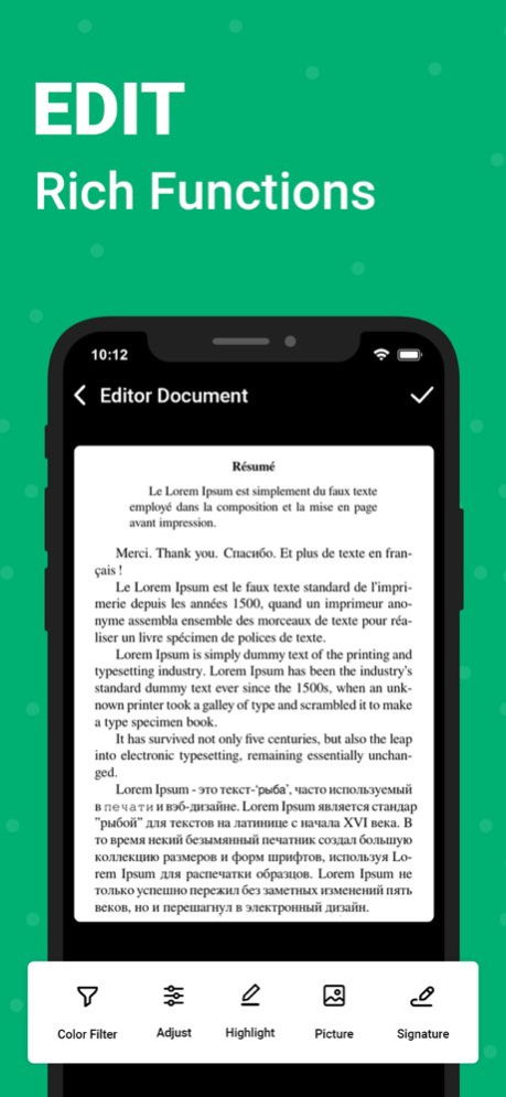 OKEN - Doc Scanner, PDF Scan 1.6 Screenshot
